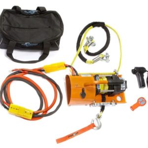 Лебедка электрическая переносная для Кроссоверов (SUV) и снегоходов СТОКРАТ SN 6.0 S 12V с синтетическим тросом