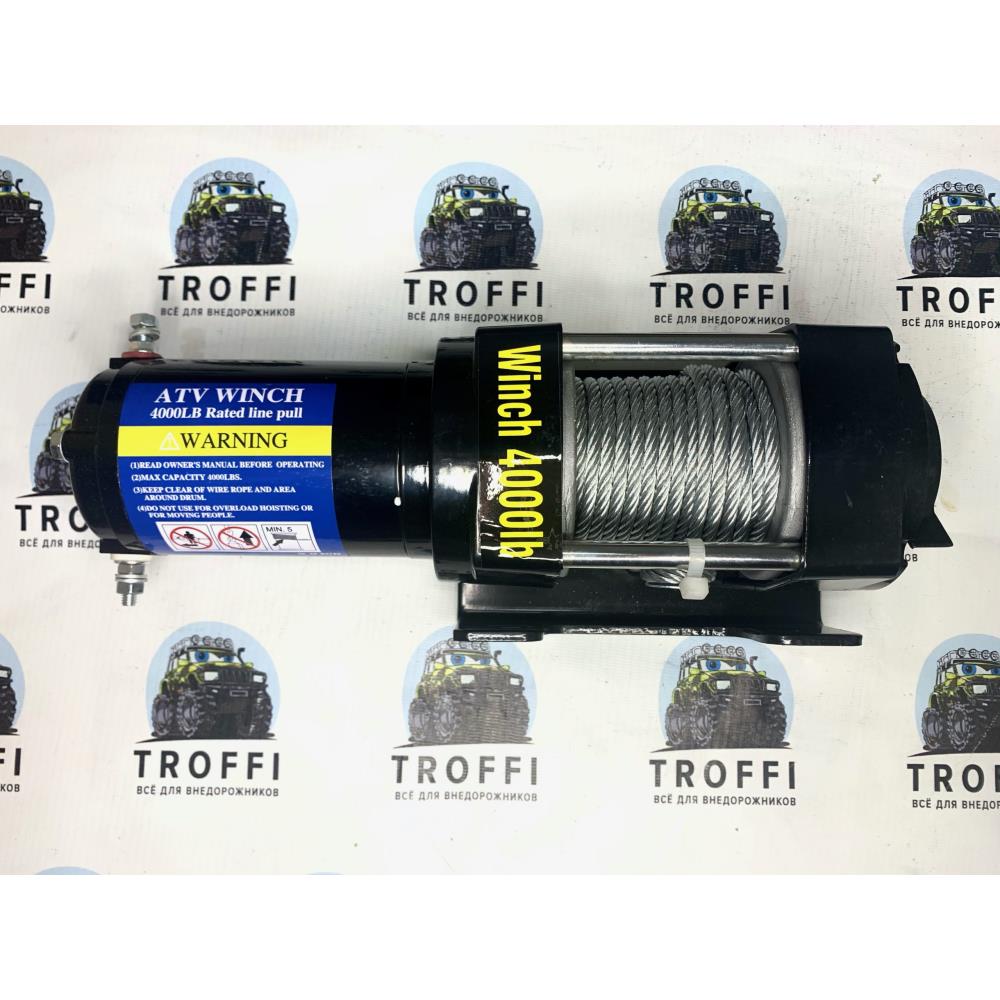 Лебедка электрическая Electric Winch 4000 lbs/1814 кг ATV синтетика Лебедка электрическая Electric Winch 4000 lbs/1814 кг ATV синтетика